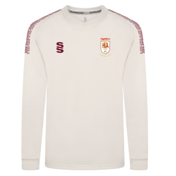 HINCKLEY AMATEURS CC BLAST LONG SLEEVE WOMEN'S SWEATER - Ivory