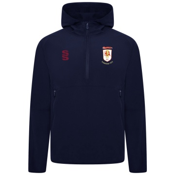 HINCKLEY AMATEURS CC Dual Elite 1/4 Zip Hoody / Rain Jacket : Navy