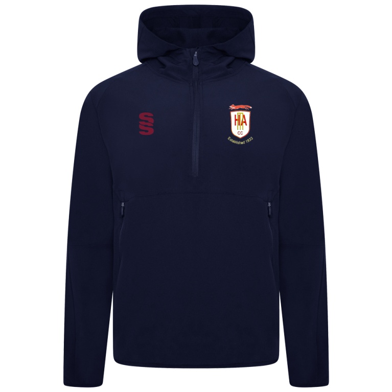 HINCKLEY AMATEURS CC Dual Elite 1/4 Zip Hoody / Rain Jacket : Navy