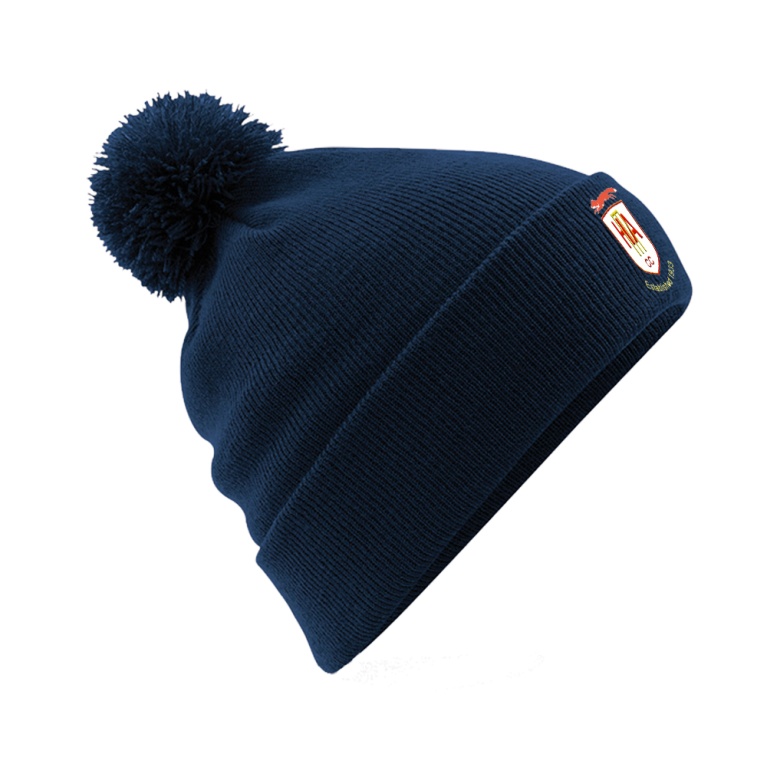 HINCKLEY AMATEURS CC Original Pom Pom Beanie : Navy